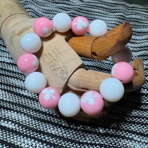❤️‍🔥3/10$ Baby punk and white  bracelet